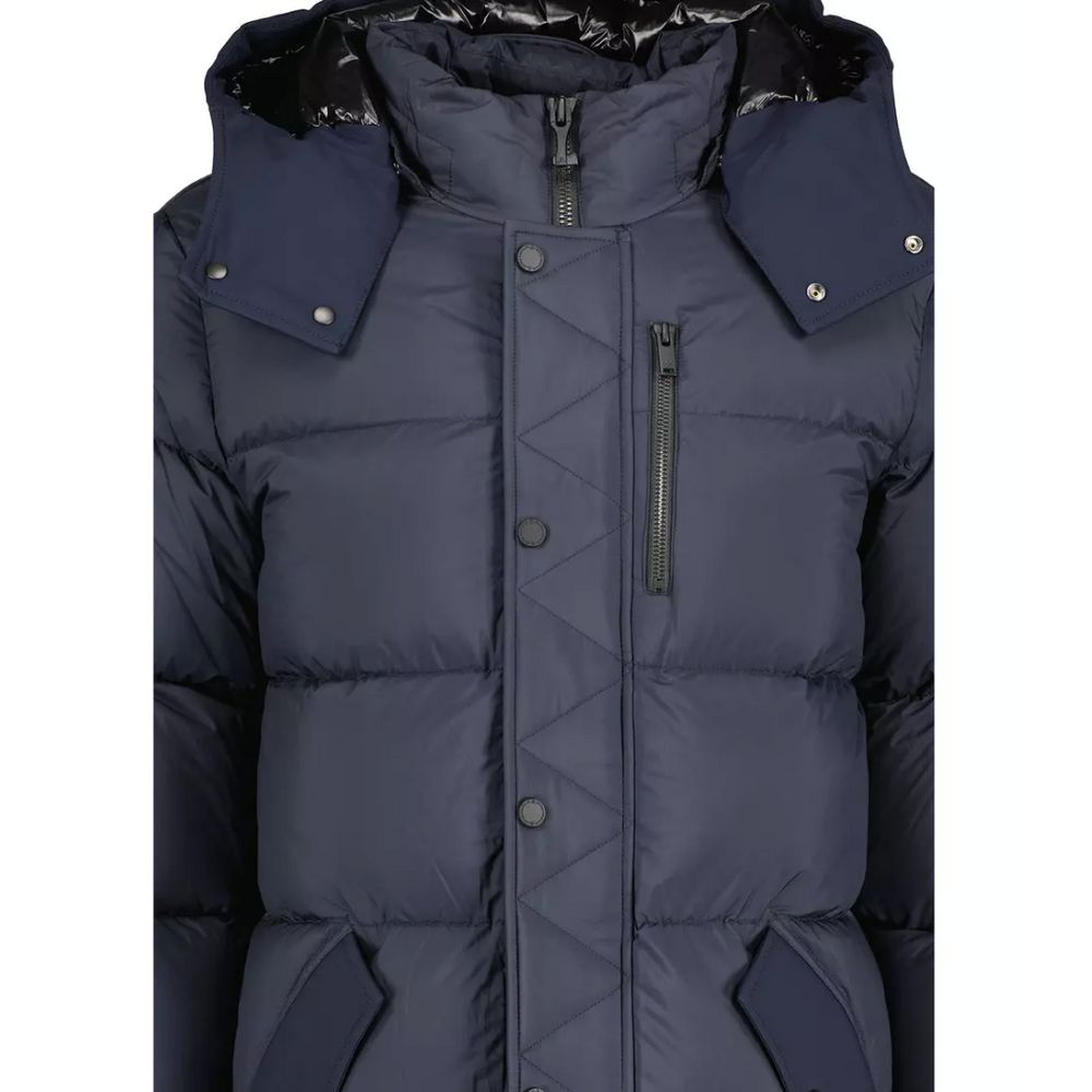 Blue nylon jacket
