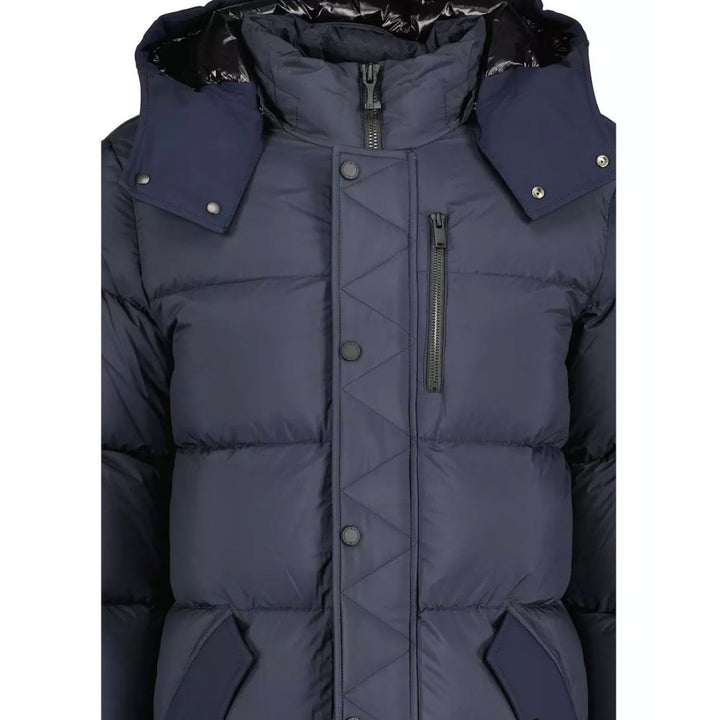 Blue nylon jacket