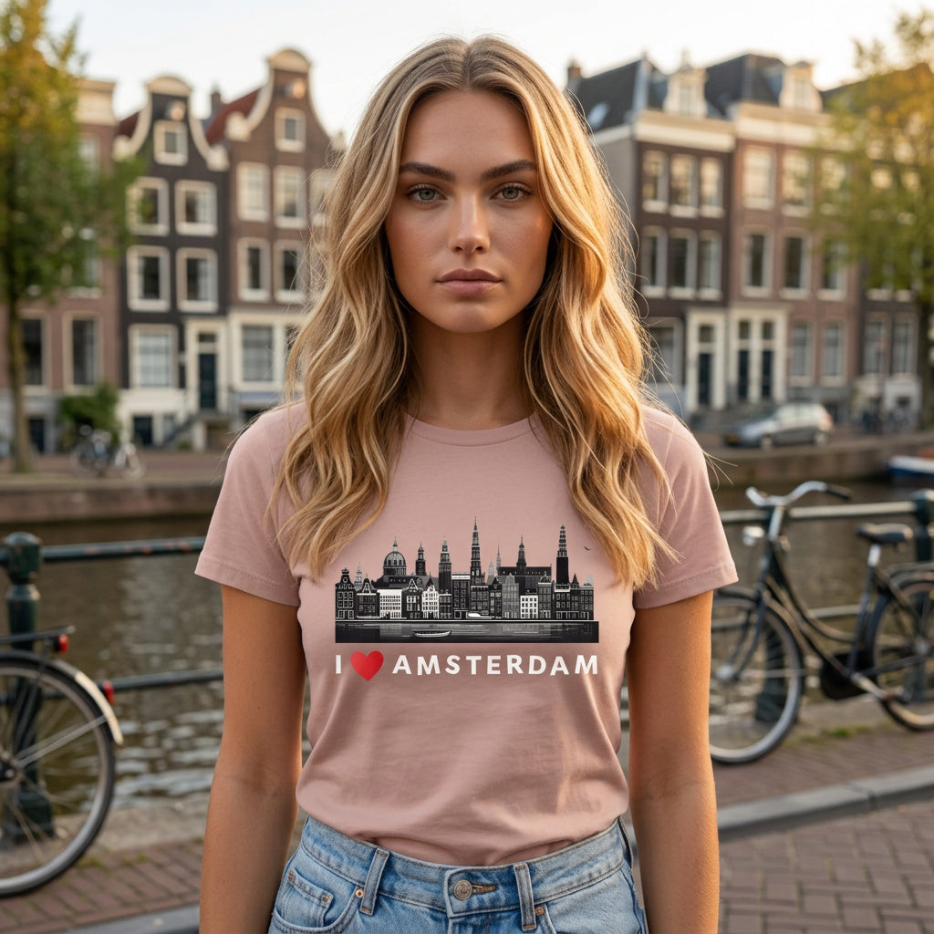 Damen Premium Bio T-Shirt Amsterdam