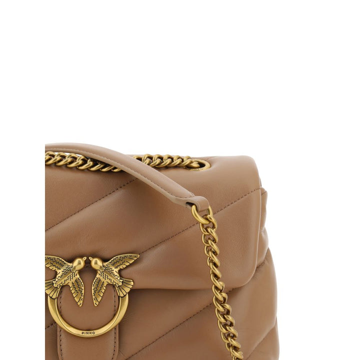 Schultertasche aus Kalbshaut Bos Taurus in Braun