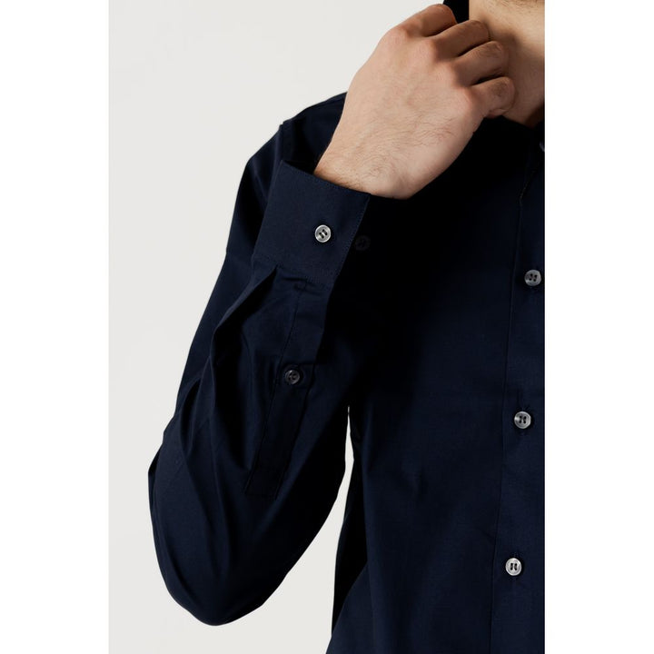 Blue cotton shirt