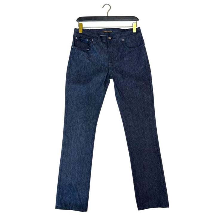 Blue cotton men's jeans