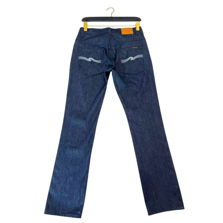 Blue cotton men's jeans