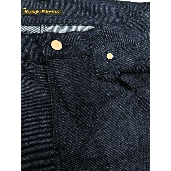 Blue cotton men's jeans