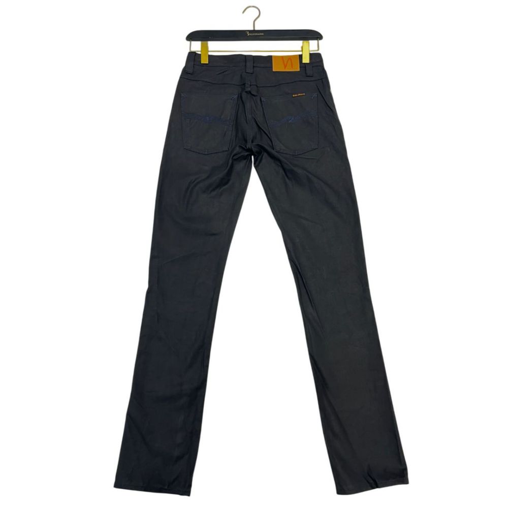 Schwarze Baumwoll-Jeans aus Denim