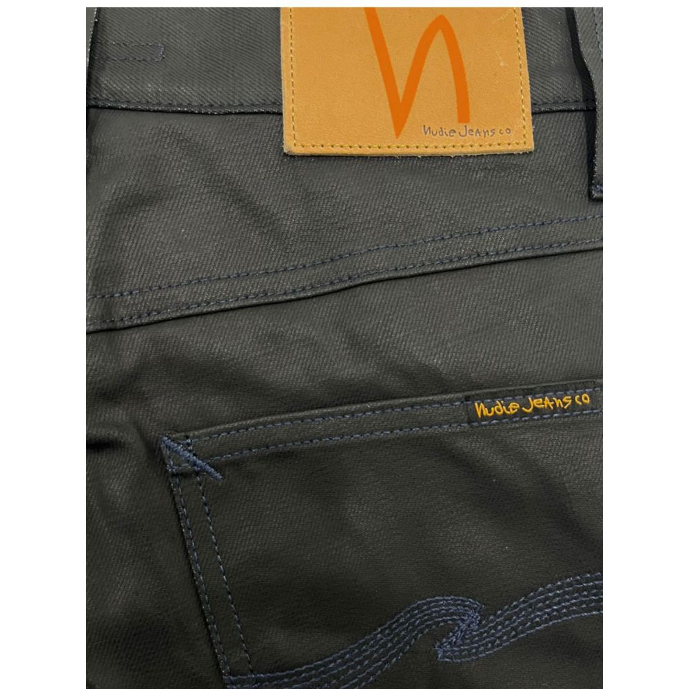 Schwarze Baumwoll-Jeans aus Denim