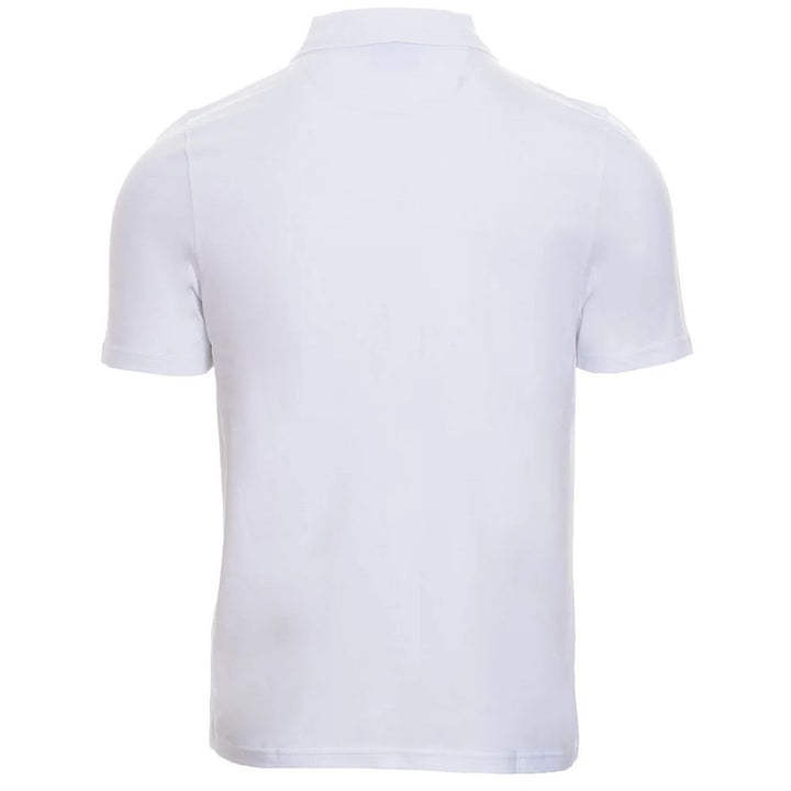 Weißes Baumwoll-Poloshirt