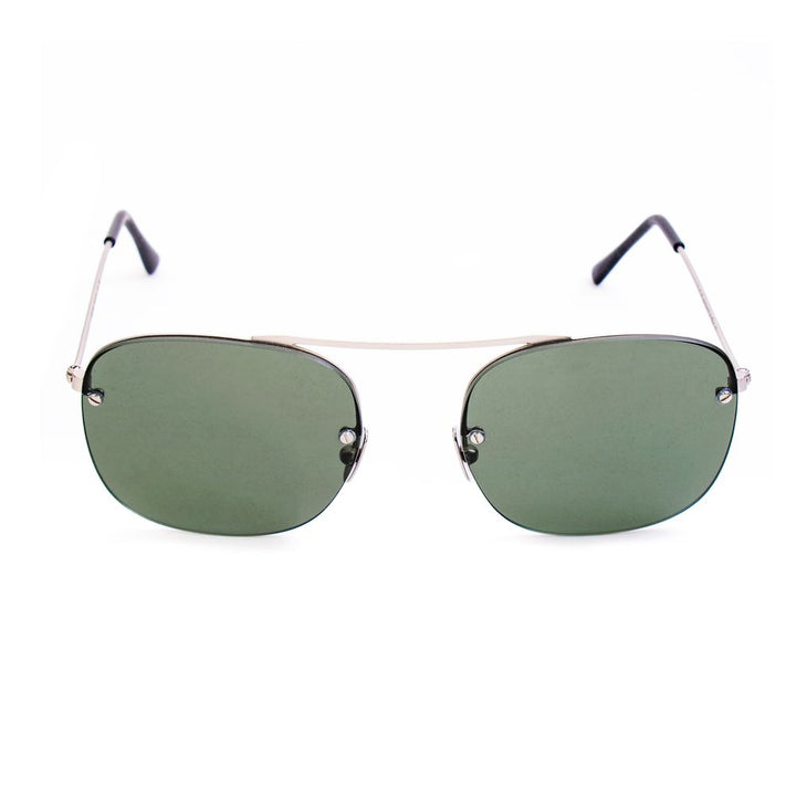 Schwarze Metall-Sonnenbrille