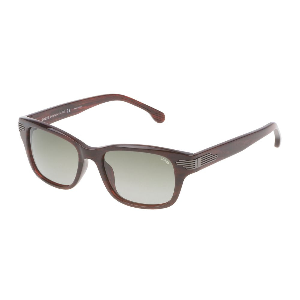 Lozza Braune Acetat-Sonnenbrille