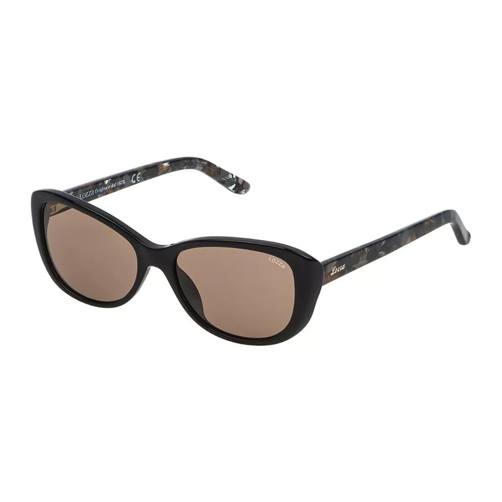 Lozza Schwarze Acetat-Sonnenbrille