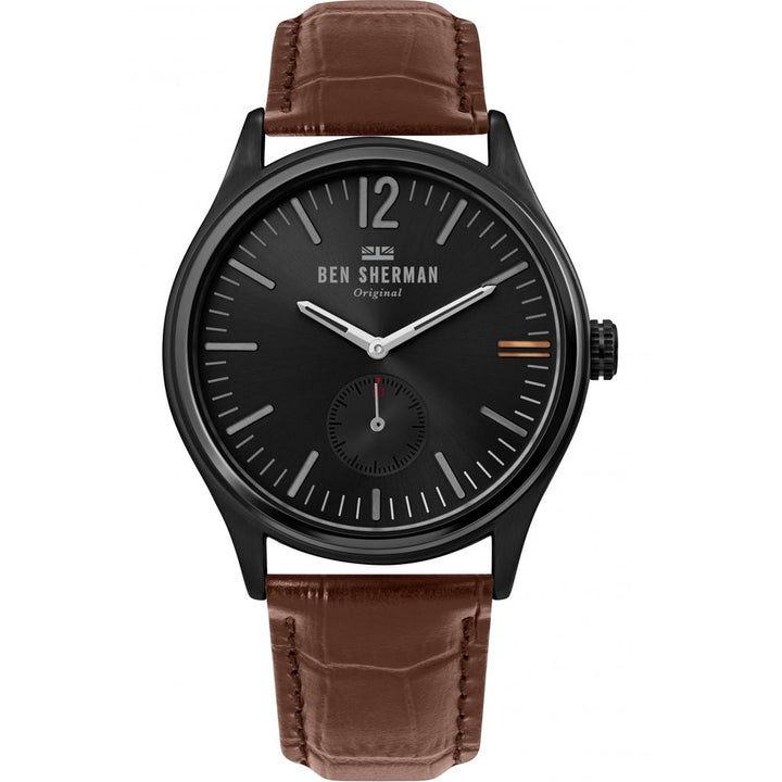 Ben Sherman Braune Lederuhr