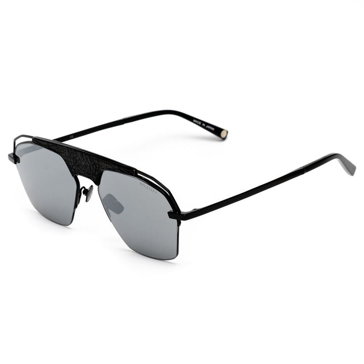 Belstaff Schwarze Titan-Sonnenbrille