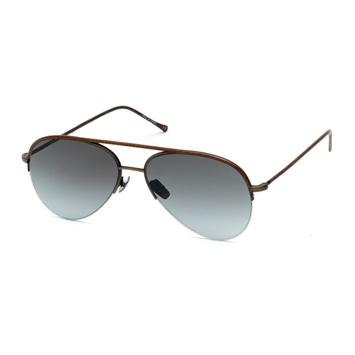 Belstaff Braune Edelstahl-Sonnenbrille