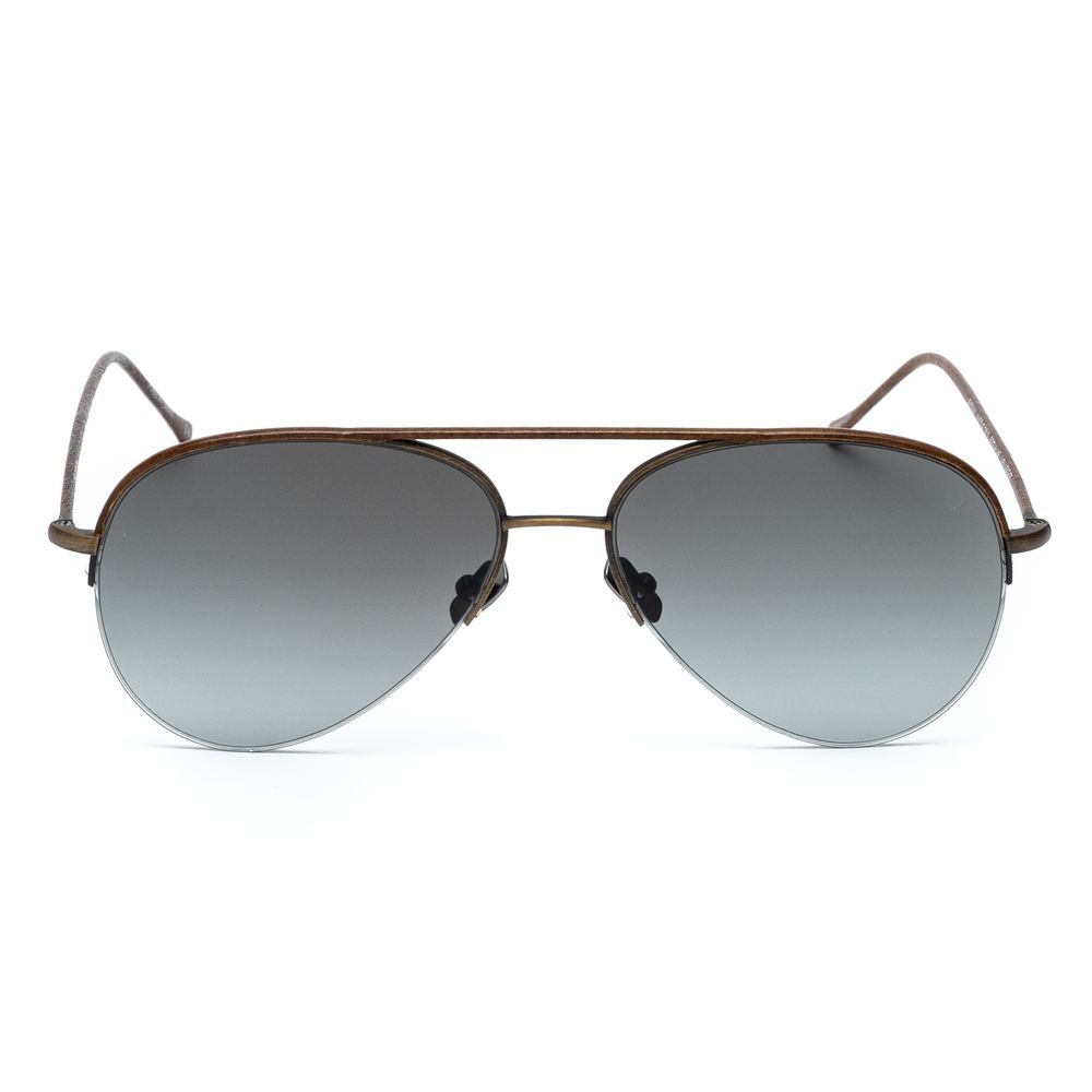 Belstaff Braune Edelstahl-Sonnenbrille