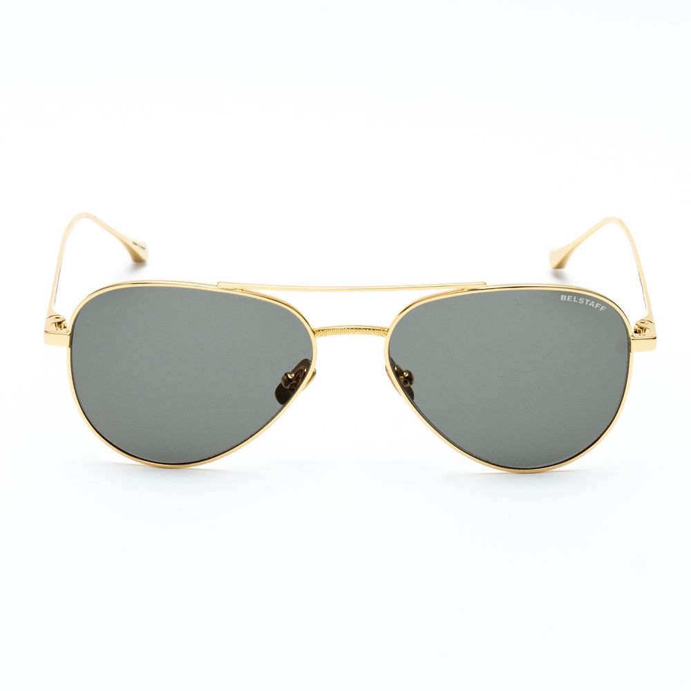 Belstaff Braune Edelstahl-Sonnenbrille