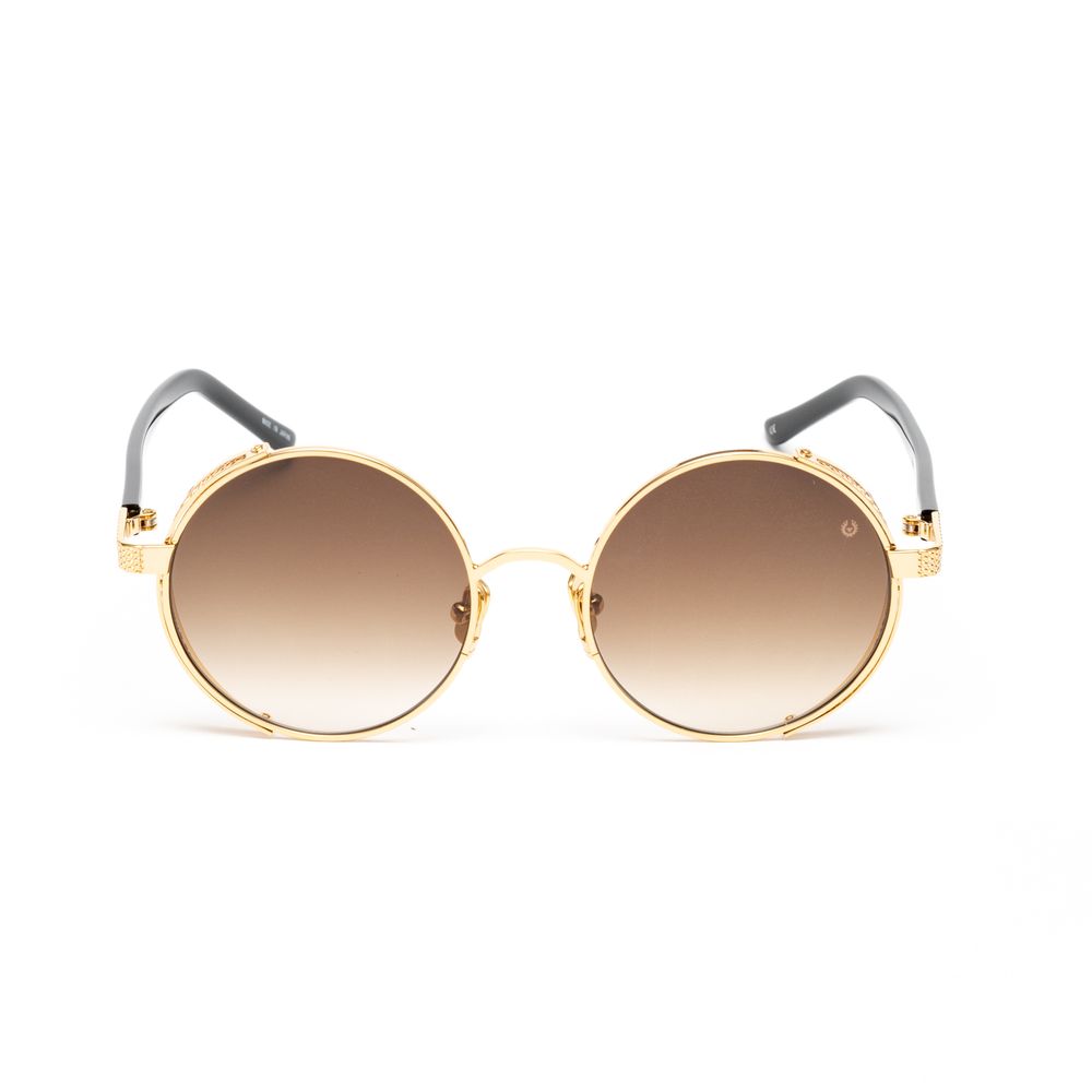 Belstaff Goldfarbene Acetat-Sonnenbrille