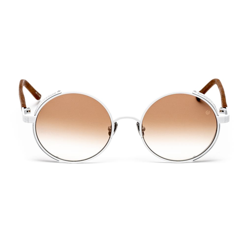 Belstaff Weiße Titan-Sonnenbrille