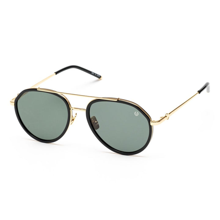 Belstaff Gold-Edelstahl-Sonnenbrille