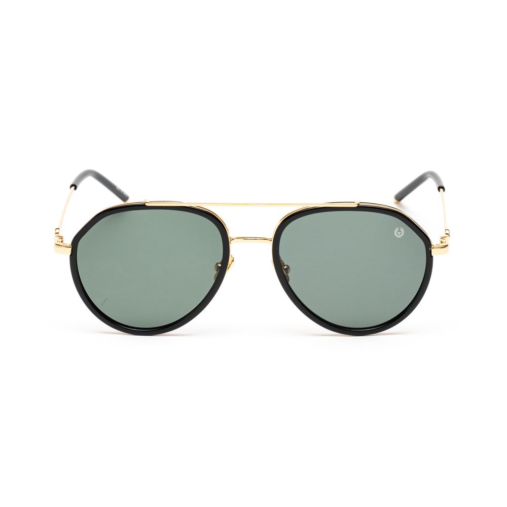 Belstaff Gold-Edelstahl-Sonnenbrille