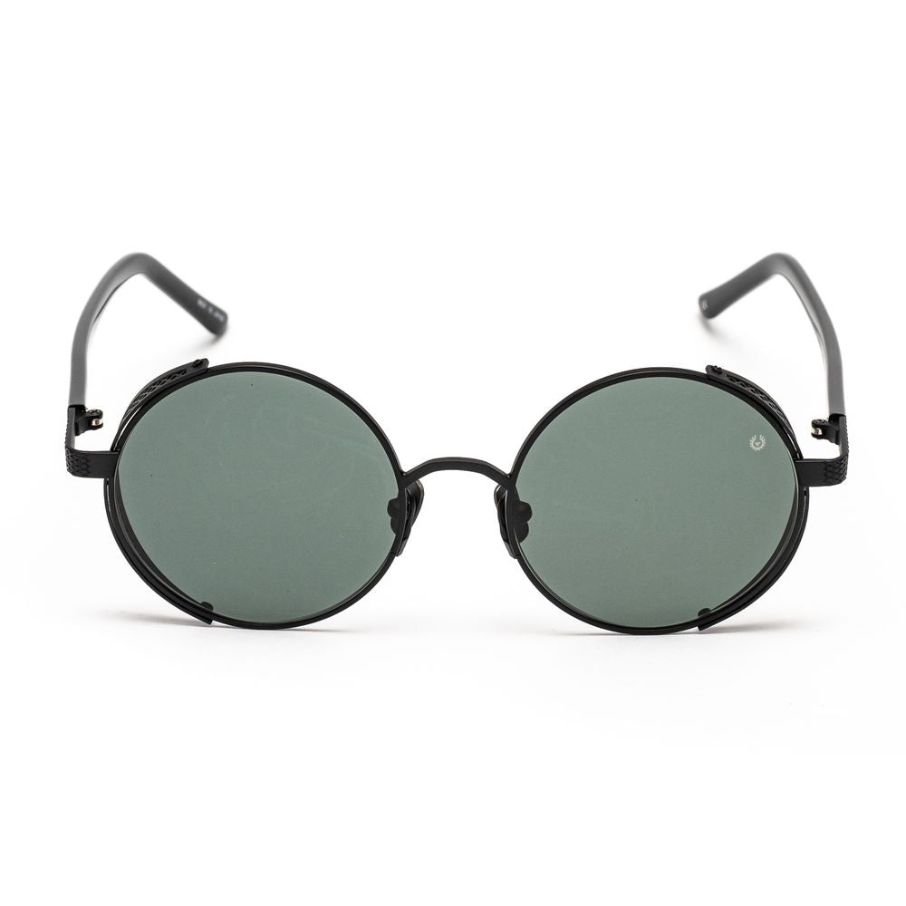 Belstaff Schwarze Edelstahl-Sonnenbrille