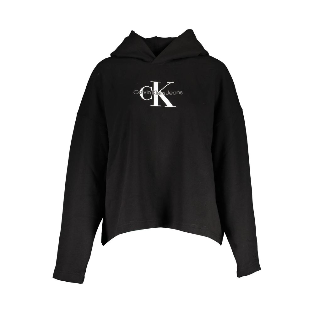 Calvin Klein Schwarzer Baumwollpullover für Frauen