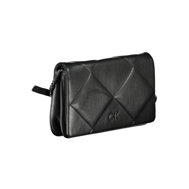 Calvin Klein Schwarze Polyester Handtasche