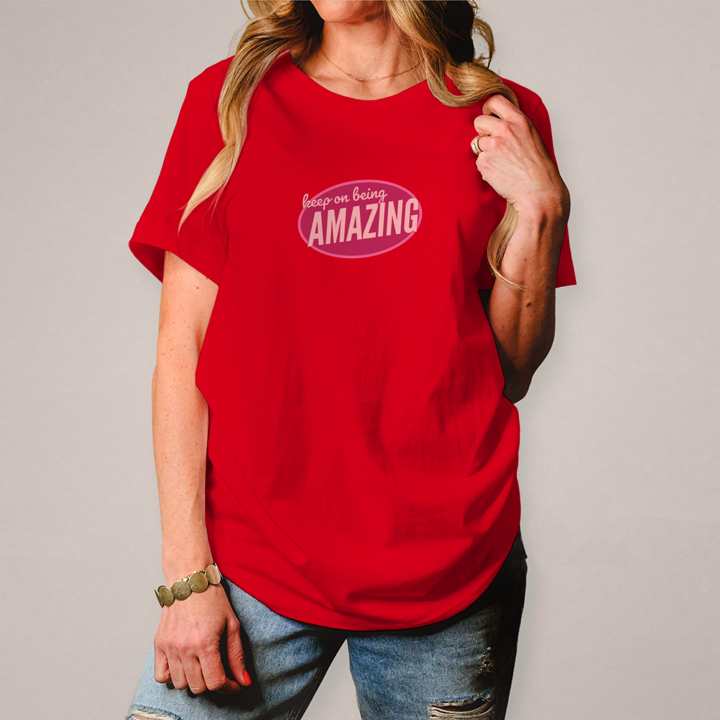 Damen T-Shirt Amazing