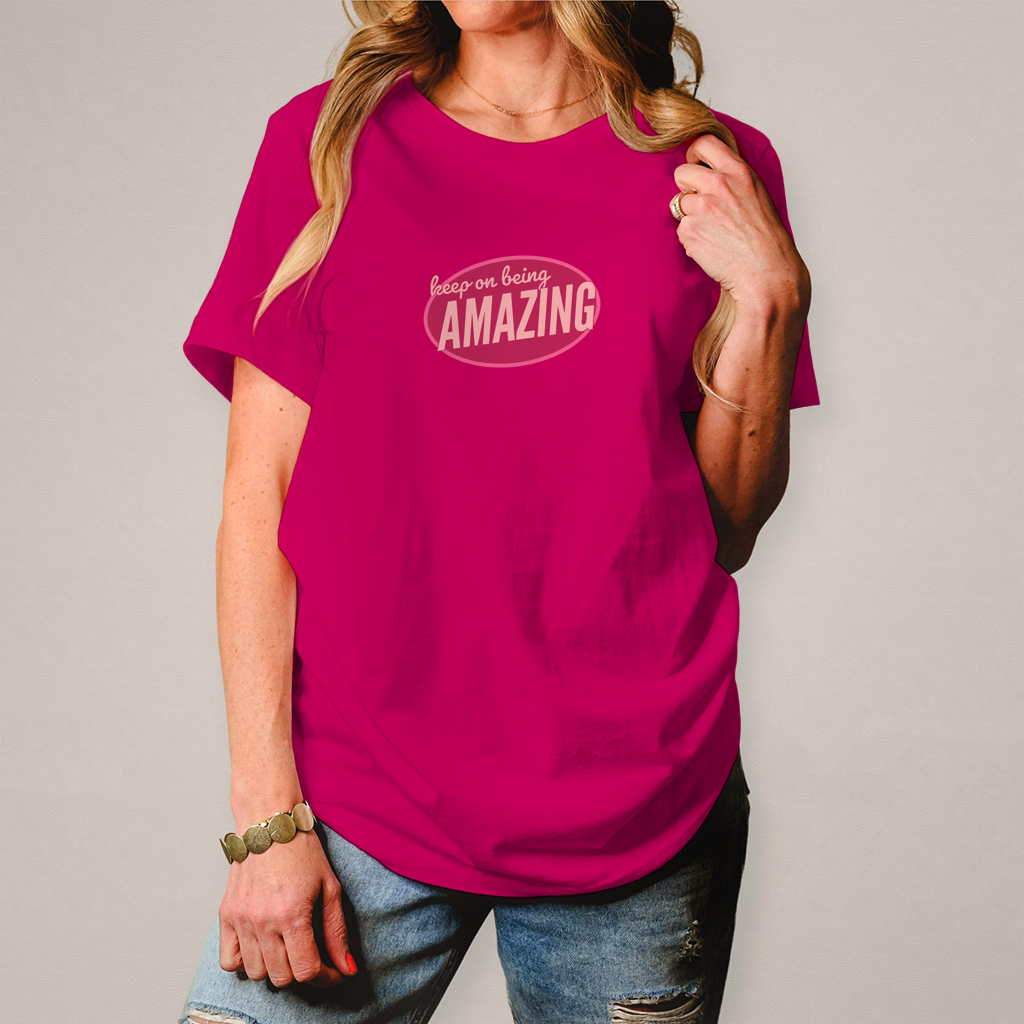 Damen T-Shirt Amazing