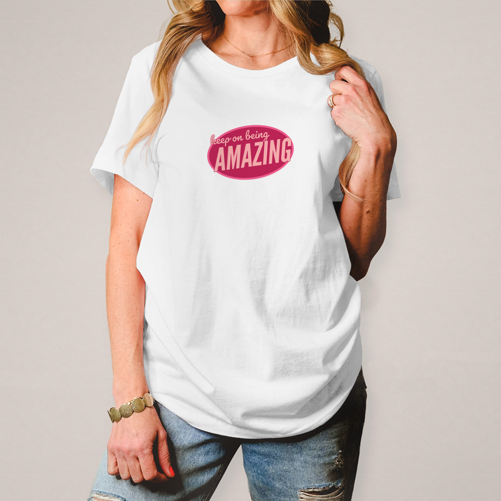 Damen T-Shirt Amazing