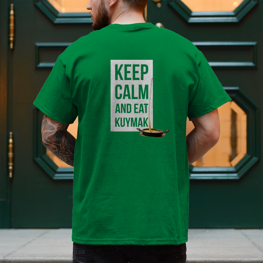Herren T-Shirt Keep Calm Kuymak hinten