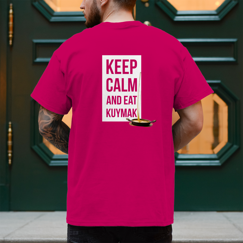 Herren T-Shirt Keep Calm Kuymak hinten