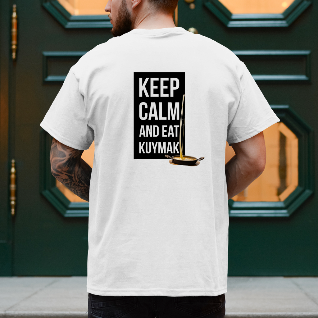 Herren T-Shirt Keep Calm Kuymak hinten