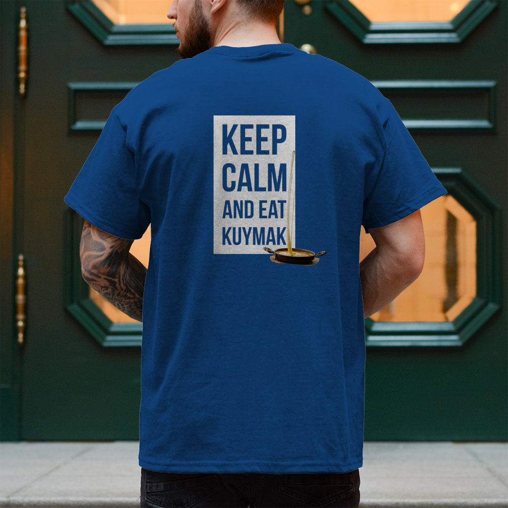 Herren T-Shirt Keep Calm Kuymak hinten