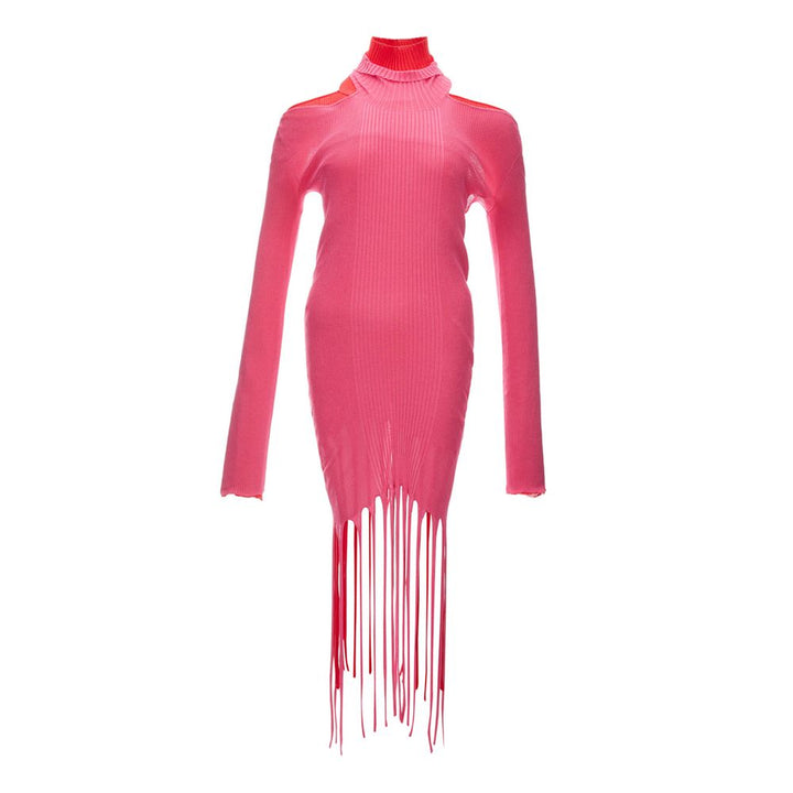 Pink cotton dress