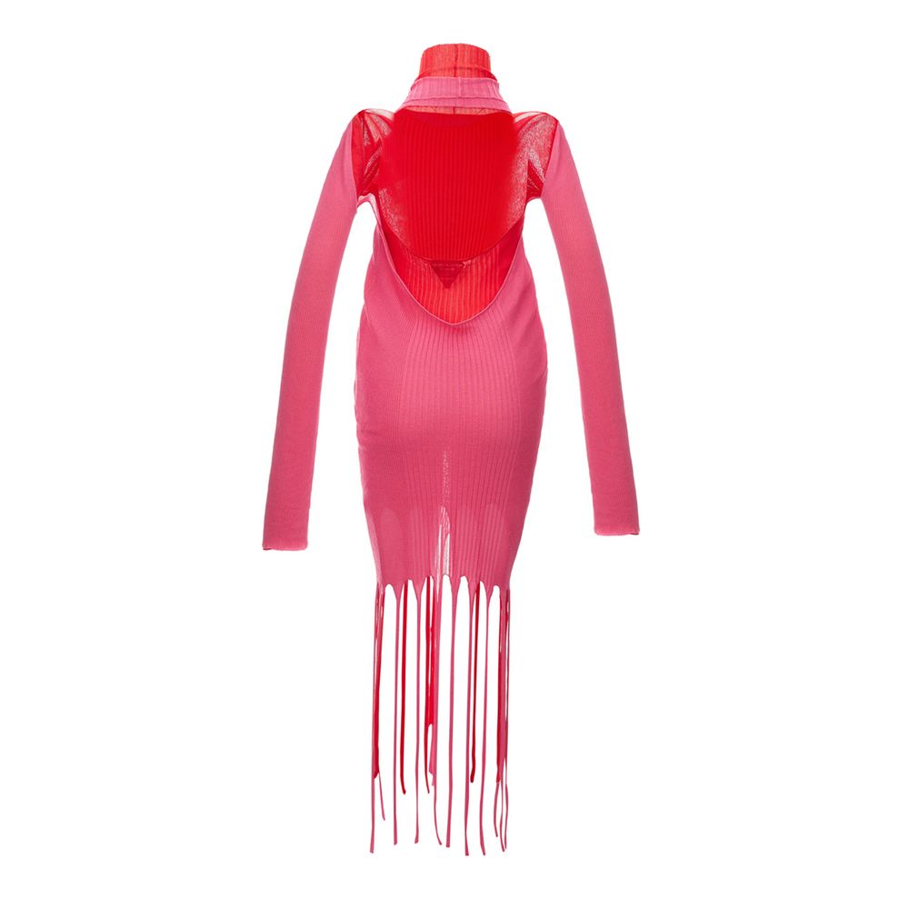 Pink cotton dress