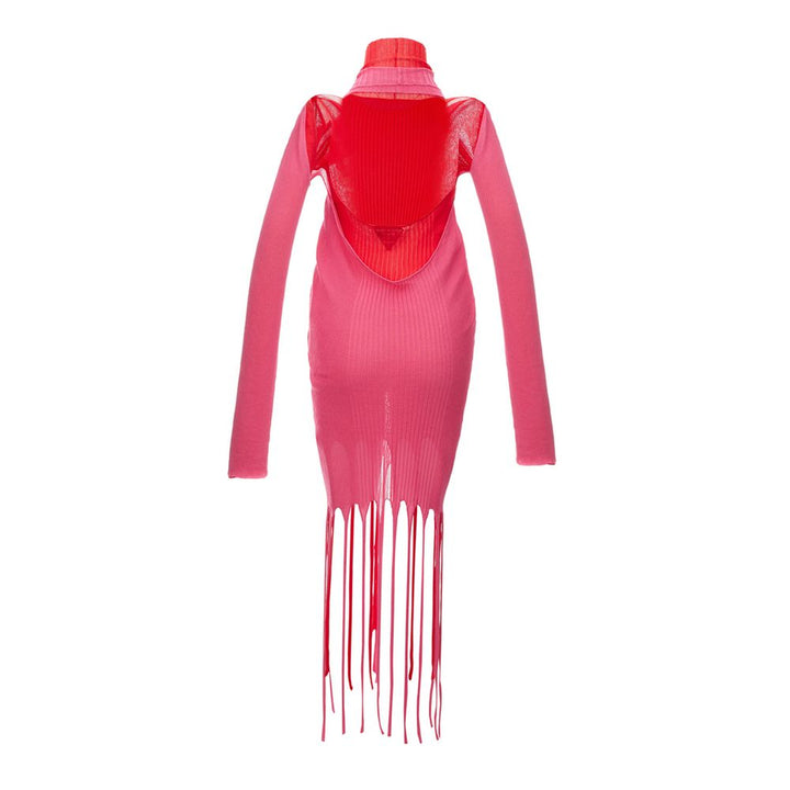 Pink cotton dress