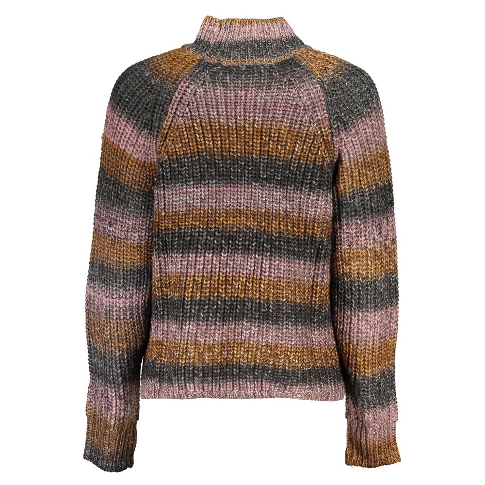 Desigual Schicker Rollkragenpullover mit kontrastierenden Details