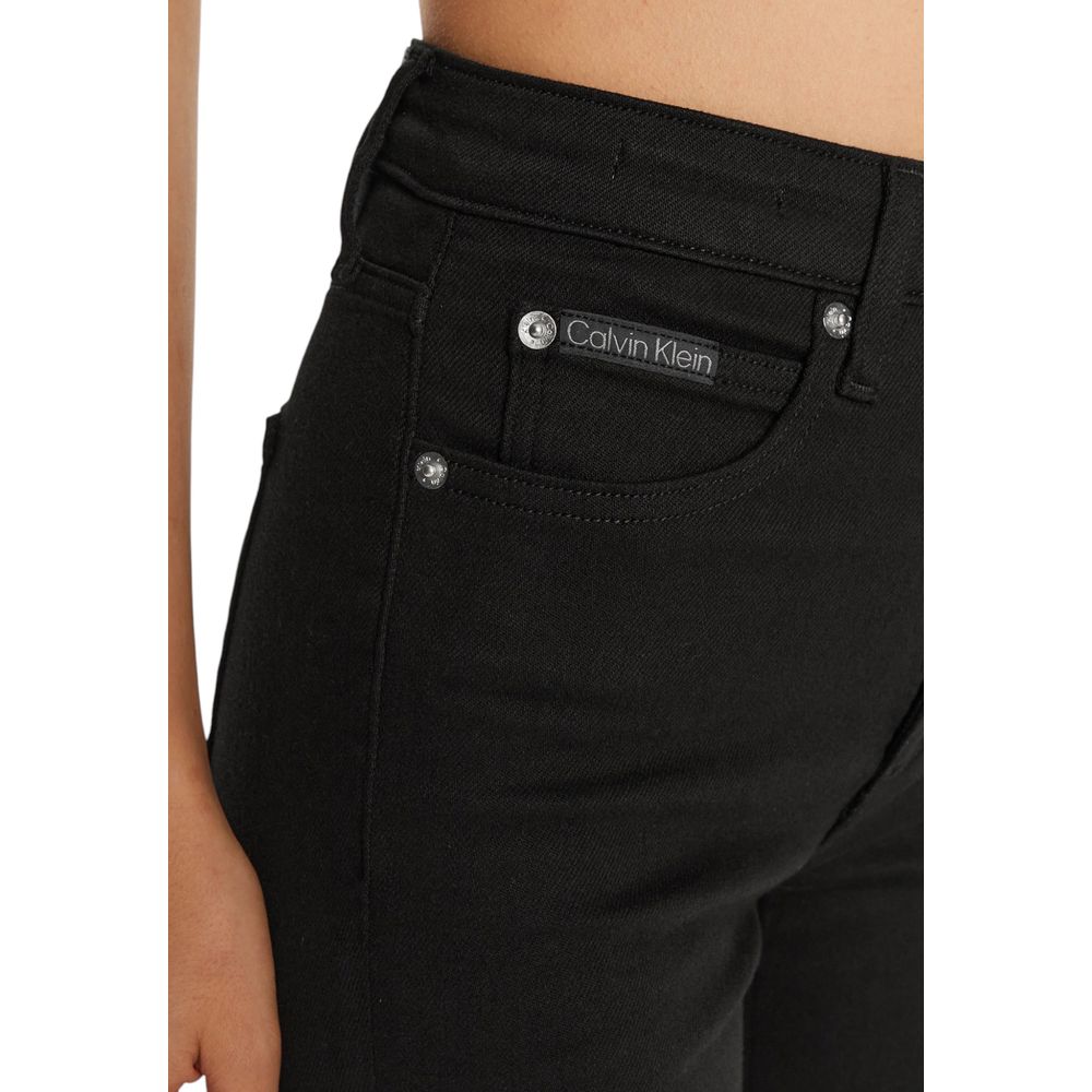 Black cotton jeans &amp; trousers