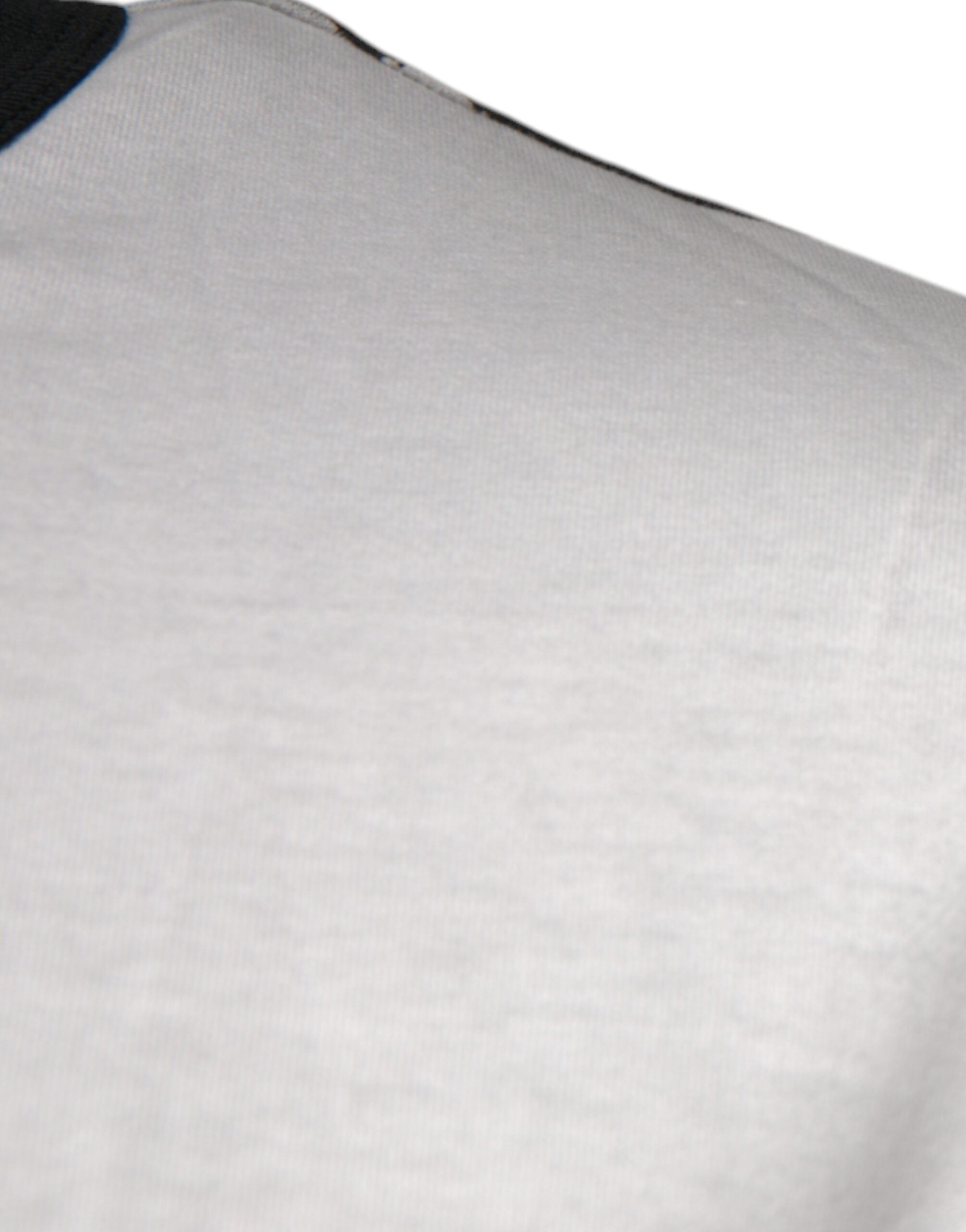 Multicolor camouflage round neck T-shirt