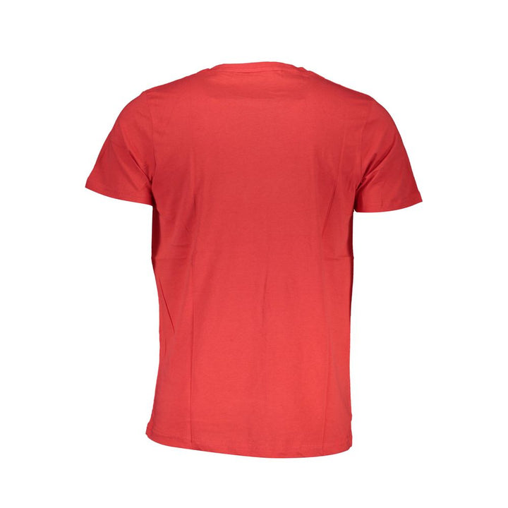 Scuola Nautica T-Shirt aus roter Baumwolle