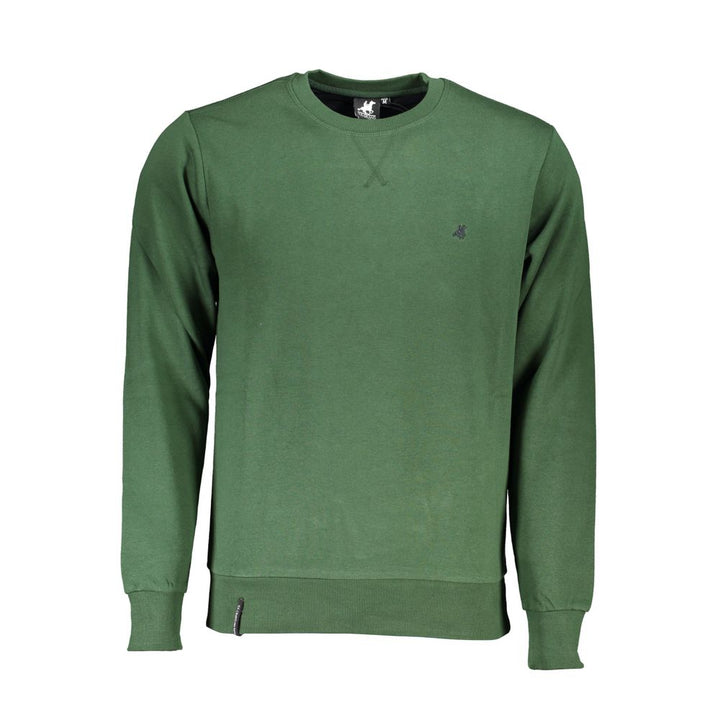 U.S. Grand Polo Grüner Baumwollpullover