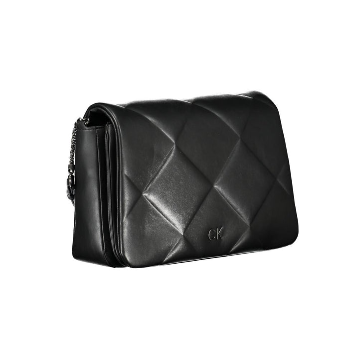 Calvin Klein Schwarze Polyester Handtasche