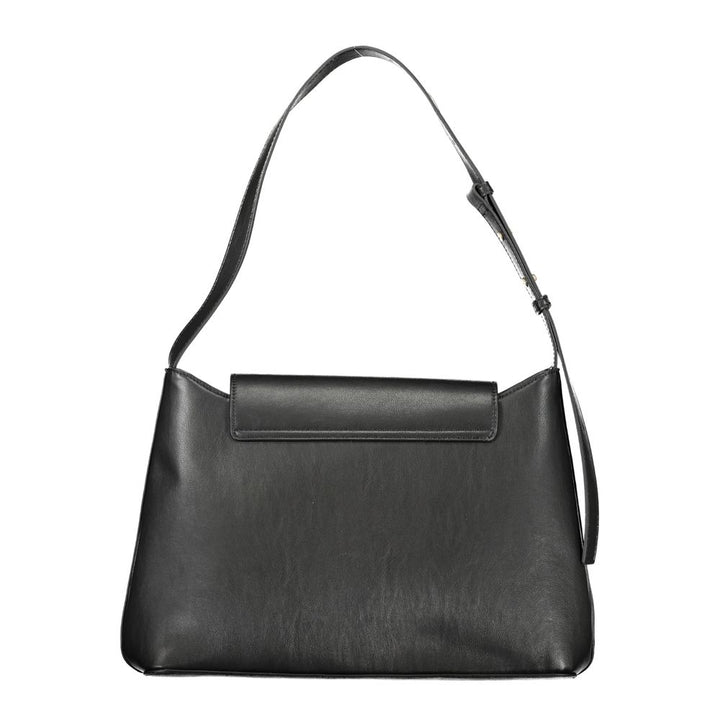 Calvin Klein Schwarze Polyester Handtasche