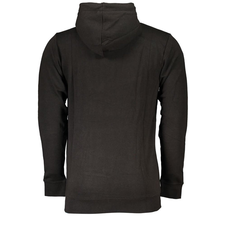 Cavalli Class Schwarzer Baumwollpullover für Männer