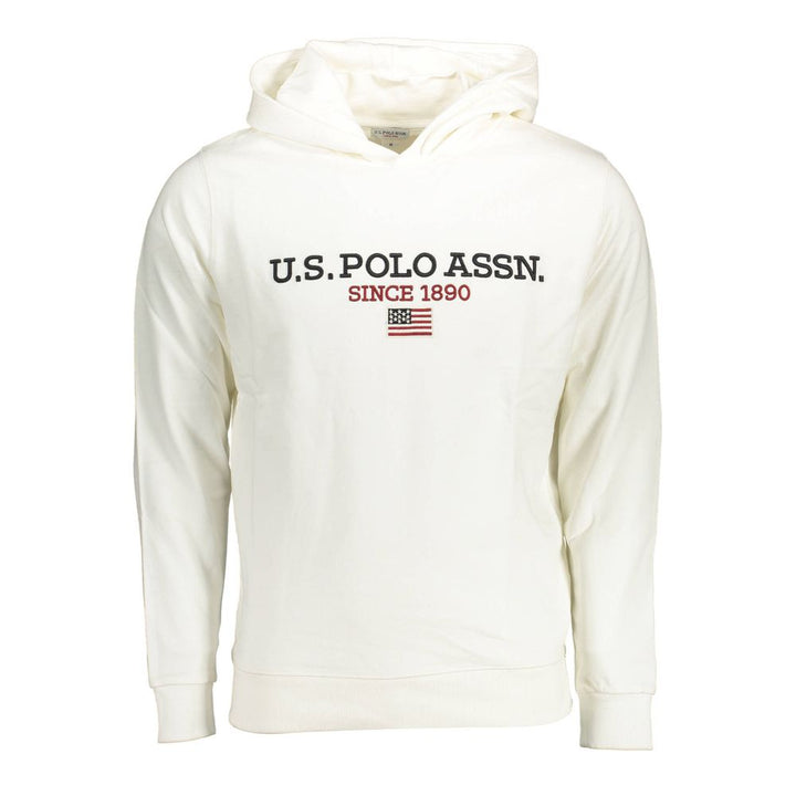 U.S. POLO ASSN. Weißer Baumwollpullover für Männer