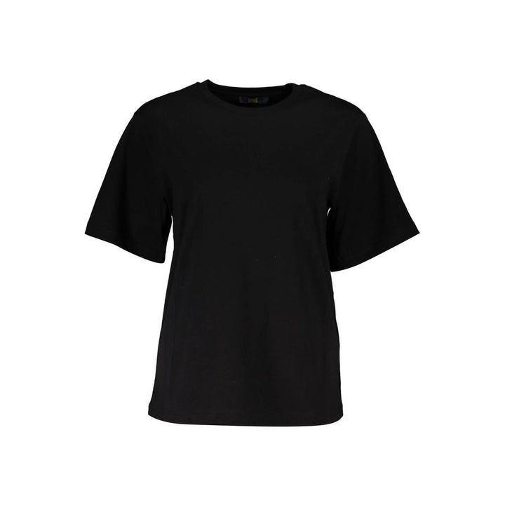 Cavalli Class Schwarzes Baumwoll-T-Shirt für Frauen