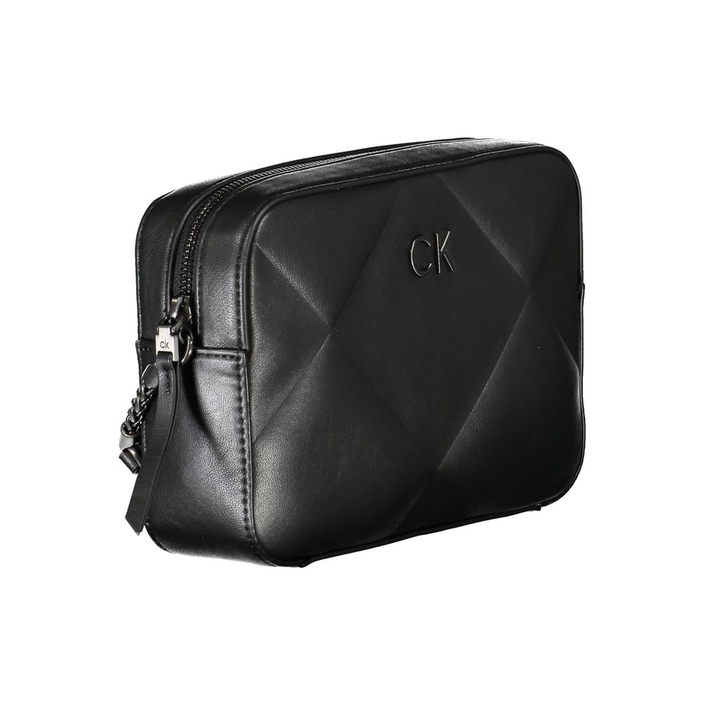 Calvin Klein Schwarze Polyester Handtasche