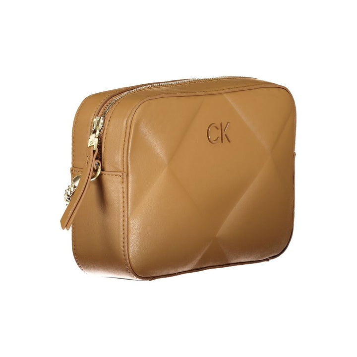 Calvin Klein Braune Polyester Handtasche