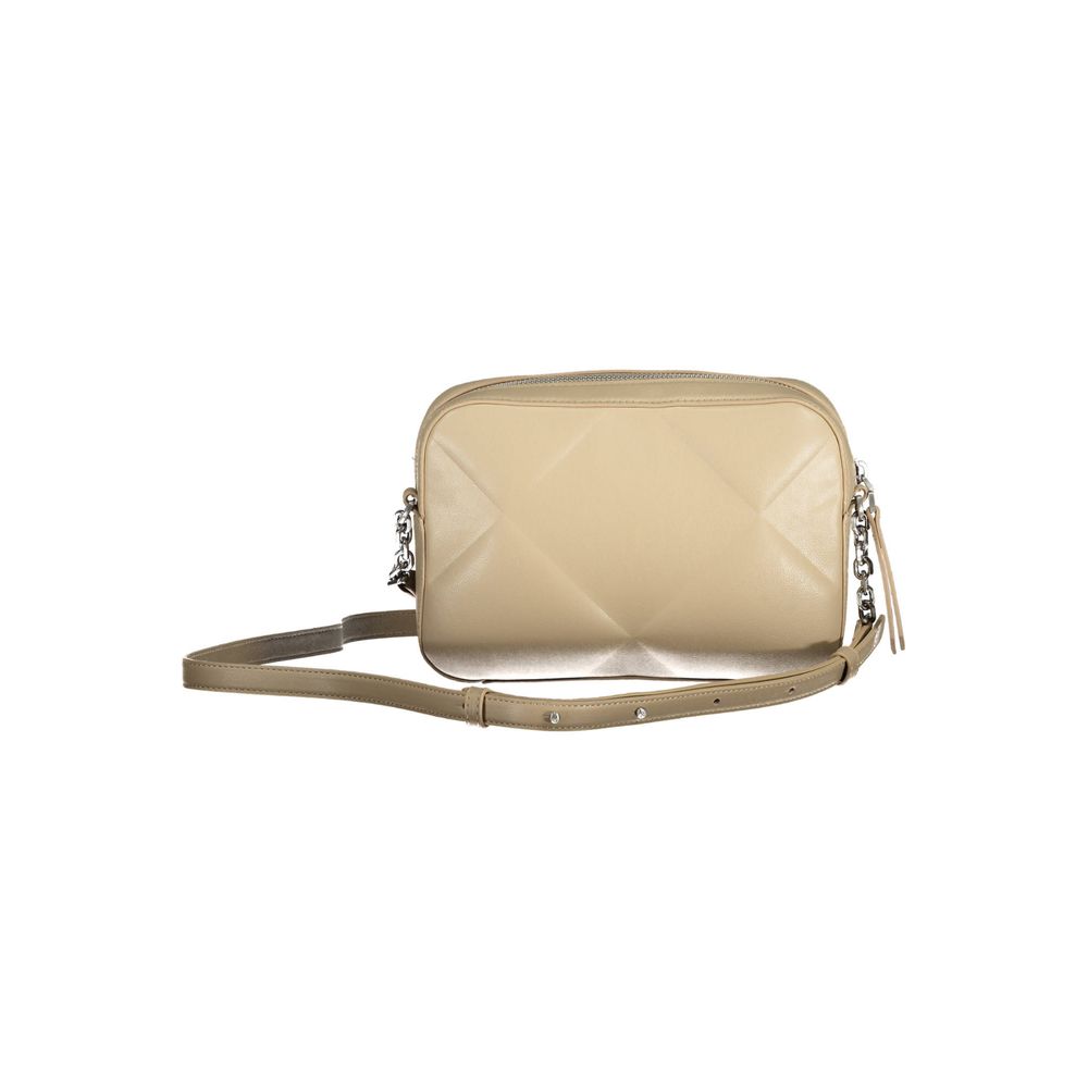 Calvin Klein Beige Polyester Handtasche