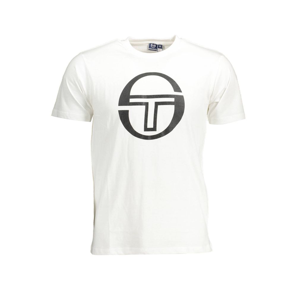 Sergio Tacchini T-Shirt aus weißer Baumwolle